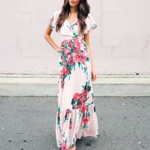 BRAND NEW W/ TAGS Luxxel Maxi Dress w/ open back